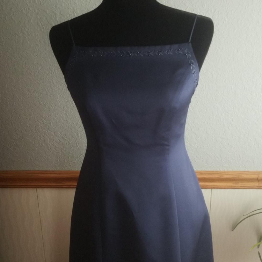 Michealangelo Navy Blue Formal Gown